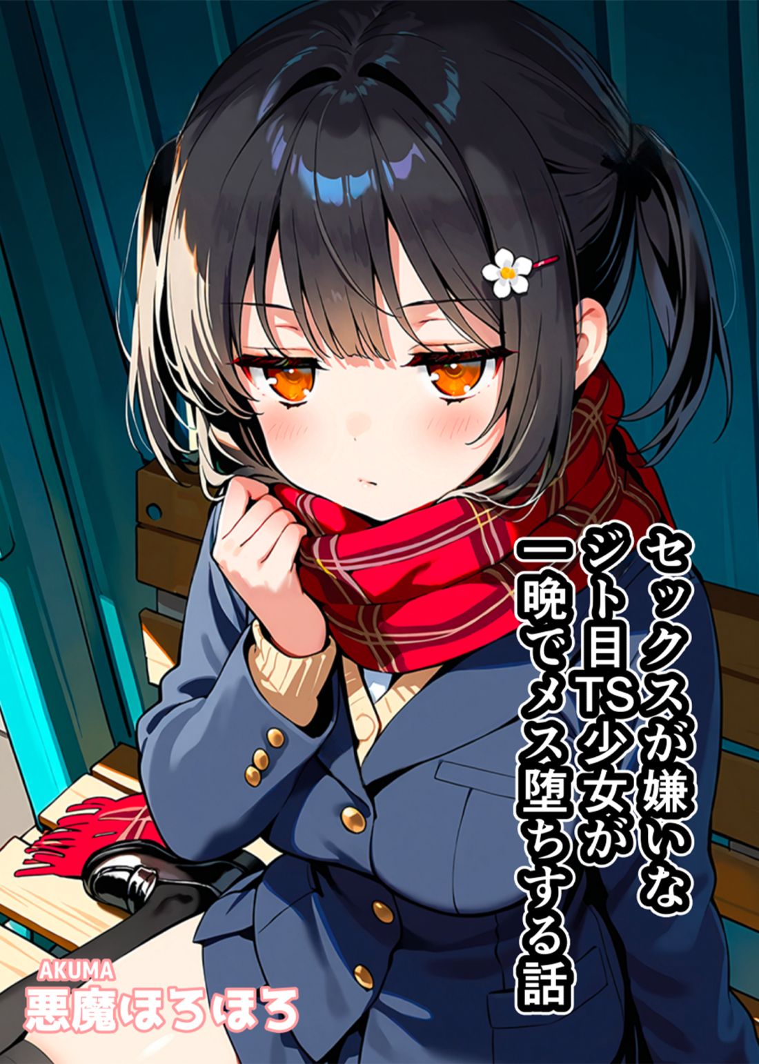 [悪魔ほろほろ]セックスが嫌いなジト目TS家出少女が一晩でメス堕ちする話